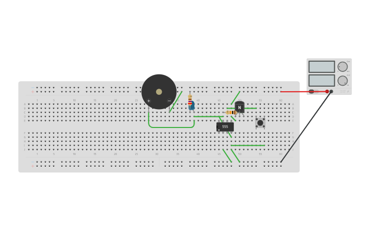 Circuit design Touch Sensitive Alarm Electronic Circuit - Tinkercad