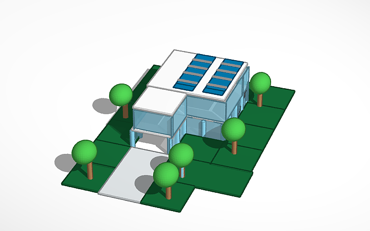3D Design Casa Sustentavel Tinkercad 3d-design-casa-sustentavel-tinkercad