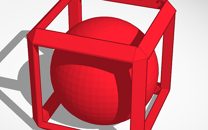 3D design Cube/Circle - Tinkercad