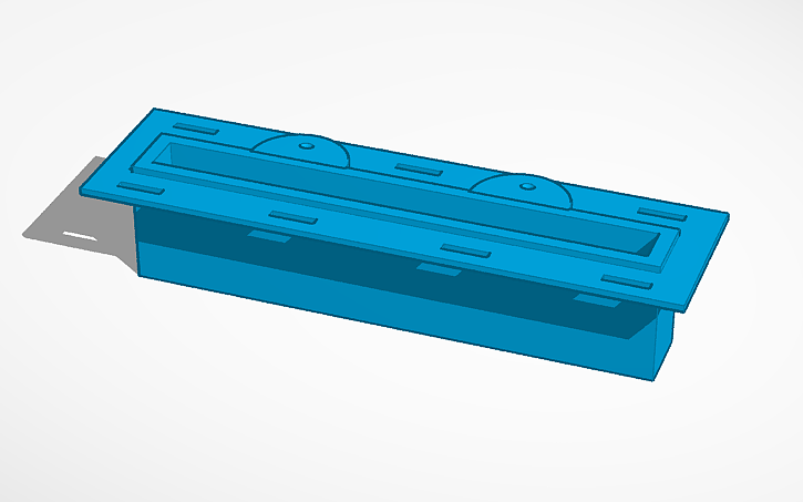 3D design Slotbox/future fin 10cm V5 - Tinkercad