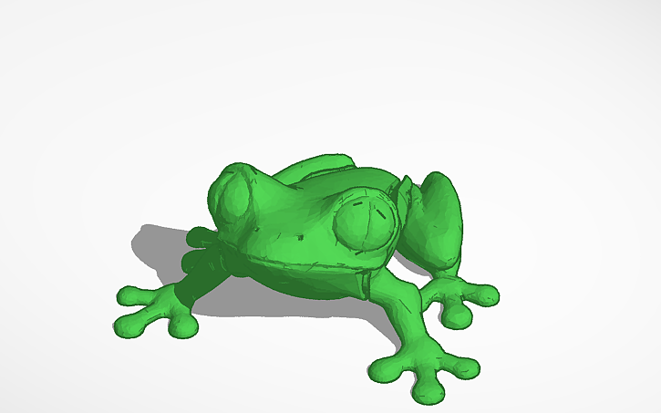 Frog Solidworks 3D design Articulated Frog - Tinkercad