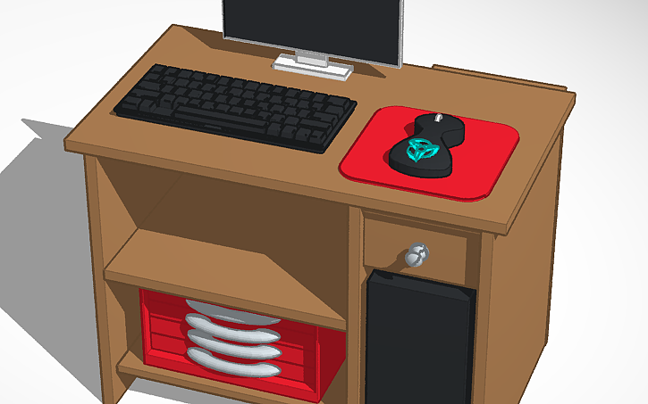 3D design Table Setup - Tinkercad