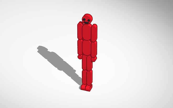 3D design Ragdoll - Tinkercad