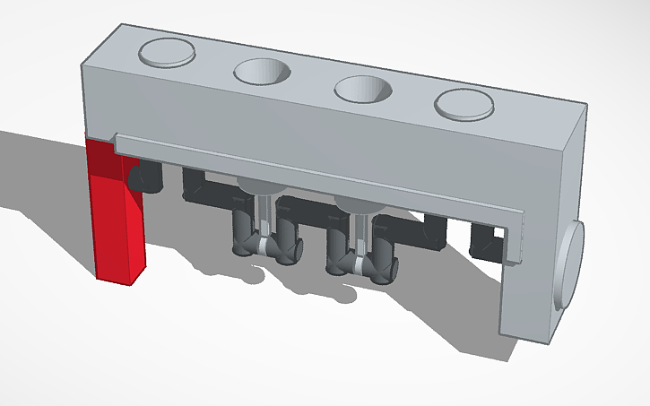 3D design diesel engine - Tinkercad