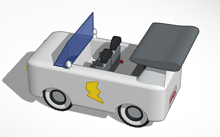 3D design Car with fangs - Tinkercad
