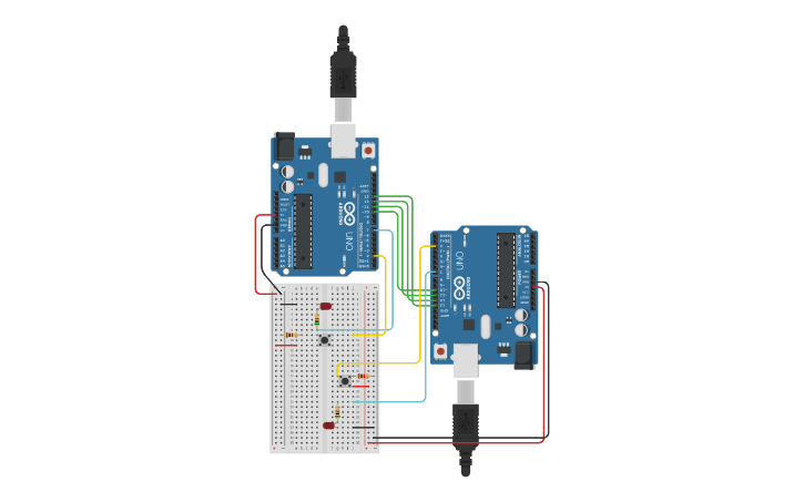 Circuit design SPI - Tinkercad