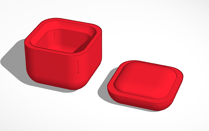 3D design Rounded Box - Tinkercad