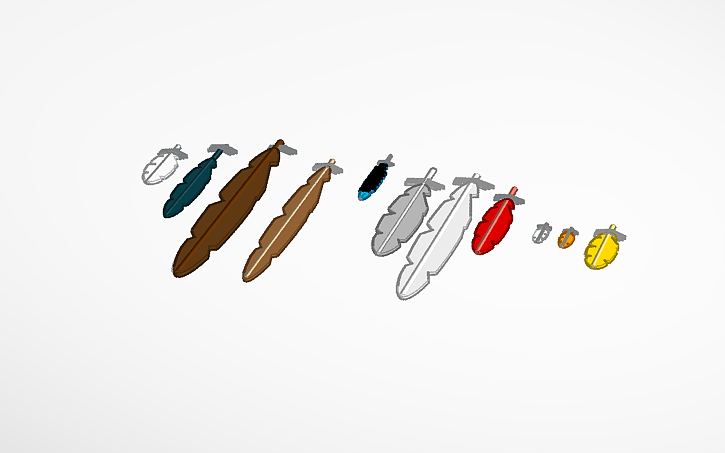 3D design Feather Lab - Tinkercad