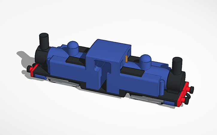 3D design Mighty Mac The Double Fairlie Locomotive - Tinkercad