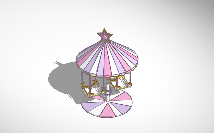 Carousel Grabcad 3D design Carousel - Tinkercad