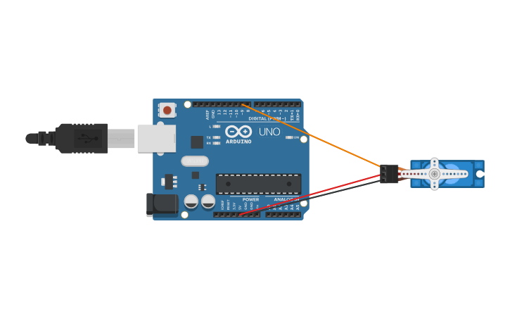 Circuit design práctica 5 - Tinkercad