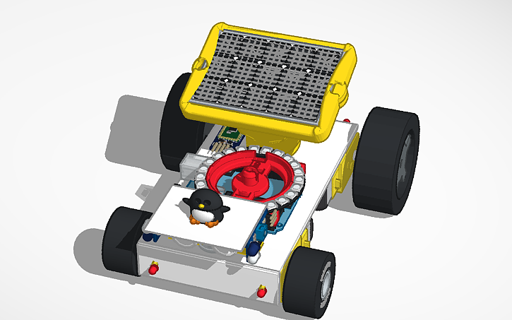 3D design robot car - Tinkercad