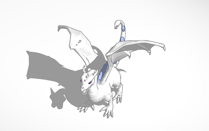 3D design Icewing ( Wings of Fire) - Tinkercad