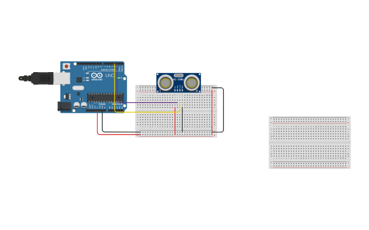 Circuit design ULTRASONICO - Tinkercad