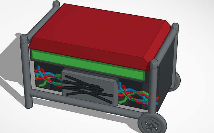 3D design Forsaken generator - Tinkercad
