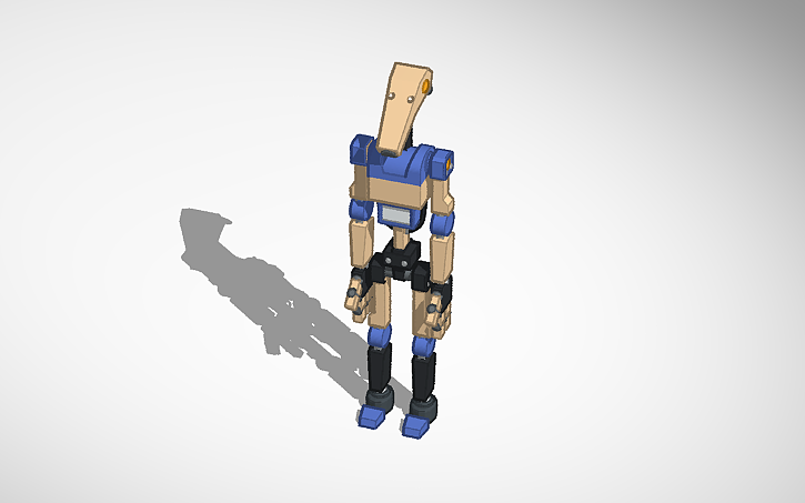 3D design Battle Droids (TF2 Version / Pilot) - Tinkercad