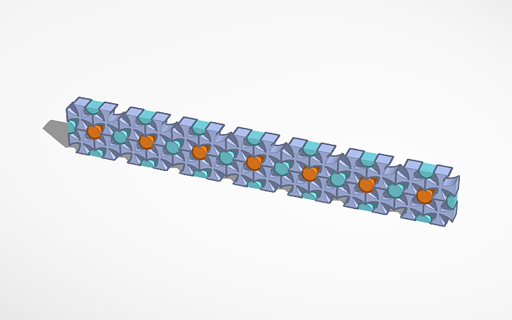 3D design Fancy Pattern wall - Tinkercad