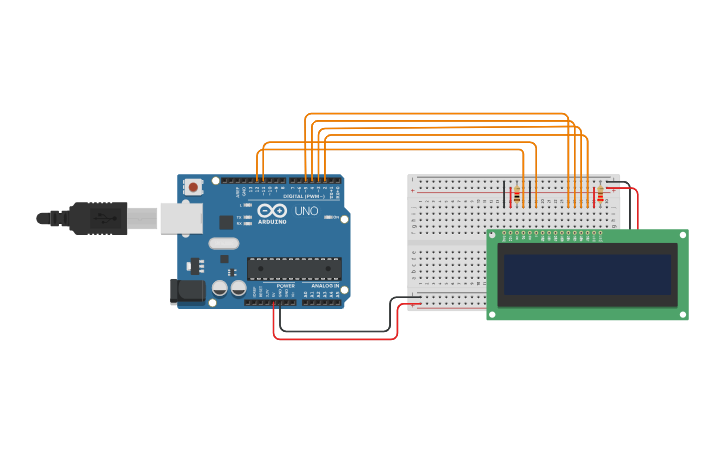 Circuit design COMP 1045 LAB 8 L2 AV - Tinkercad