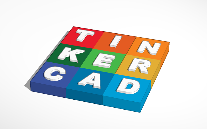 3D design Tinkercad Sign - Tinkercad