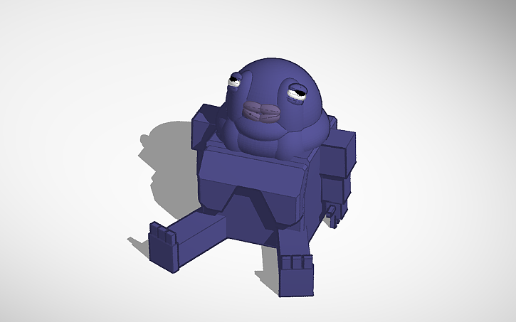Transfigured Human Bullet 3D design Biggest Transfigured Human - Tinkercad