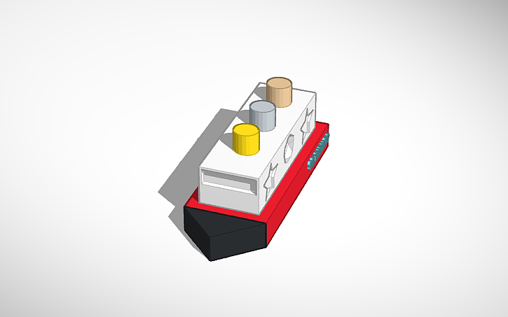 3D design Boat - Tinkercad