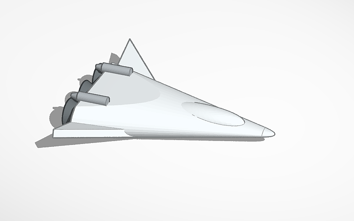 Lockheed Ls 200 3D design Lockheed LS-200 STAR CLIPPER - Tinkercad