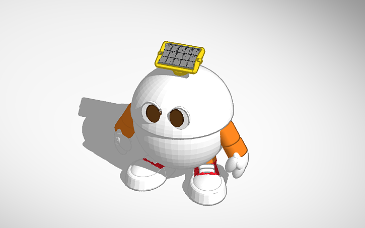 3D design BuddyBot Junior - Tinkercad