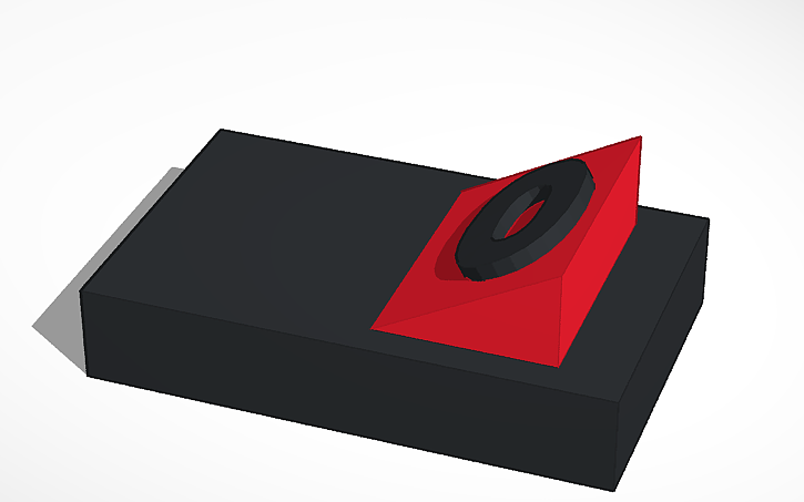 3D design on/off switch - Tinkercad