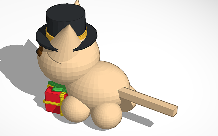 3D design Cat - Tinkercad