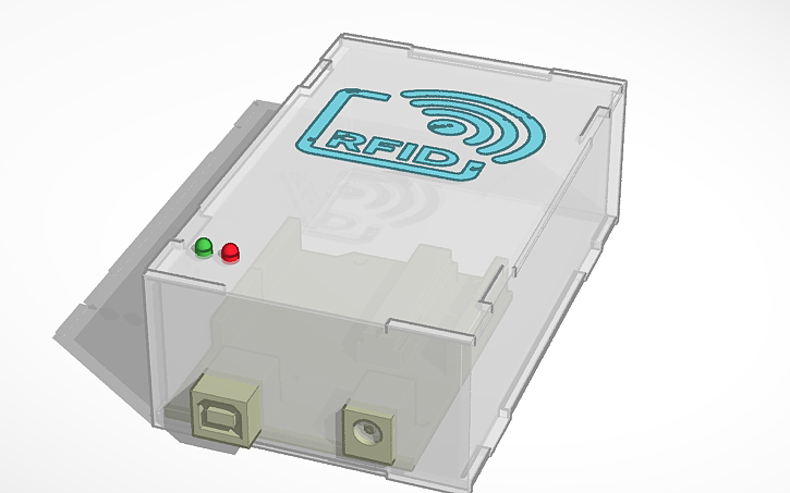 3D design RFID - Tinkercad