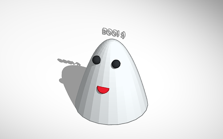 3D design BOO! - Tinkercad