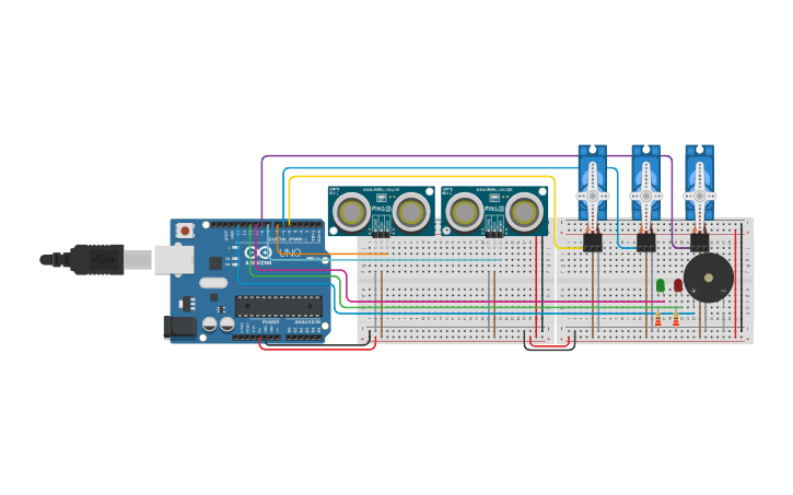 Circuit design Dlithe Project - Tinkercad