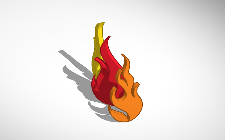 3D design Copy of Flames #fire #hot #flames #red #orange #yellow ...