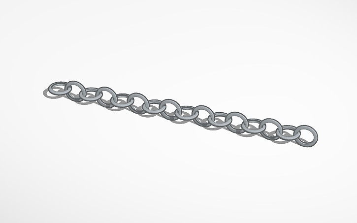 3D design How chains DEFINITELY don’t work (sim lab) - Tinkercad