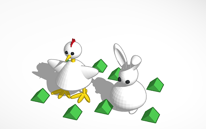 3D design 動物 - Tinkercad