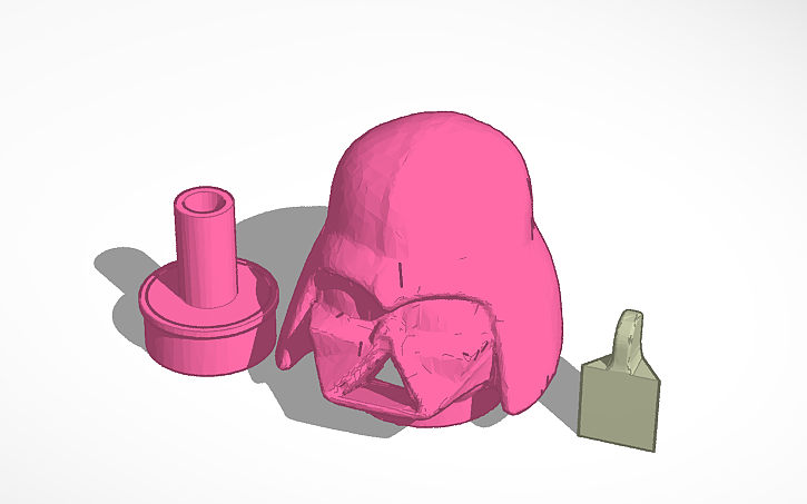 3D design Toothpaste Dark Vader Vomit - Tinkercad