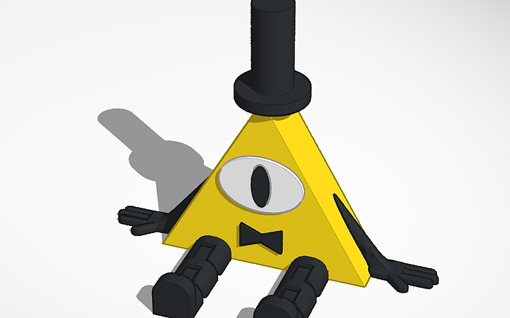 3D design Bill Cipher - Tinkercad