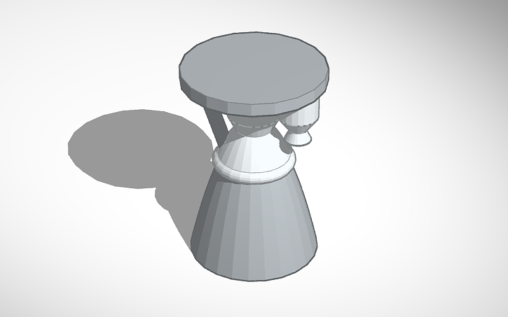 3D design SpaceX Merlin Engine - Tinkercad