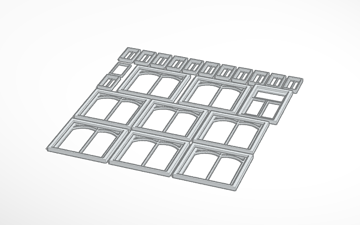 3D design Shop windows - Tinkercad