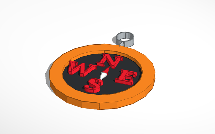 3D design Compass - Tinkercad