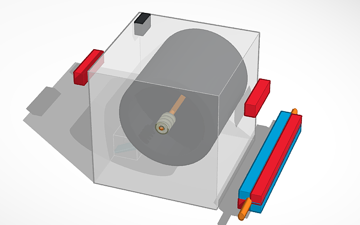 3D design 发电机设计图 - Tinkercad