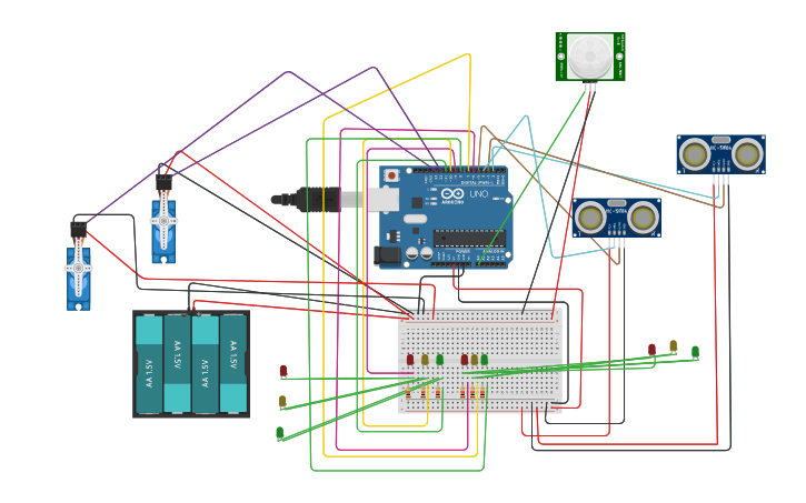 Circuit design testing - Tinkercad