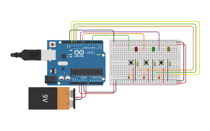Circuit design Operation_02_Button Control Circuit - Tinkercad