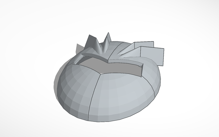 3D design Meta Knight Mask - Tinkercad