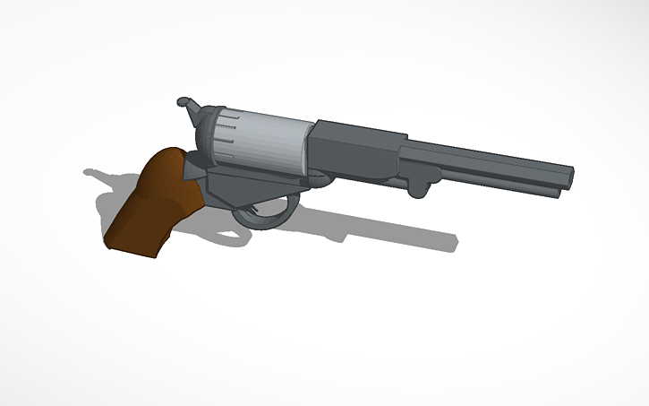 3D design Colt 1851 Navy Revolver - Tinkercad