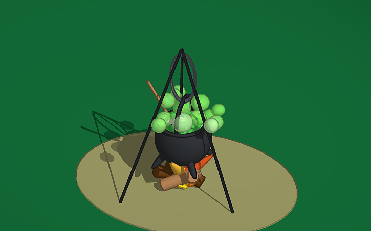 3D design Cauldron - Tinkercad