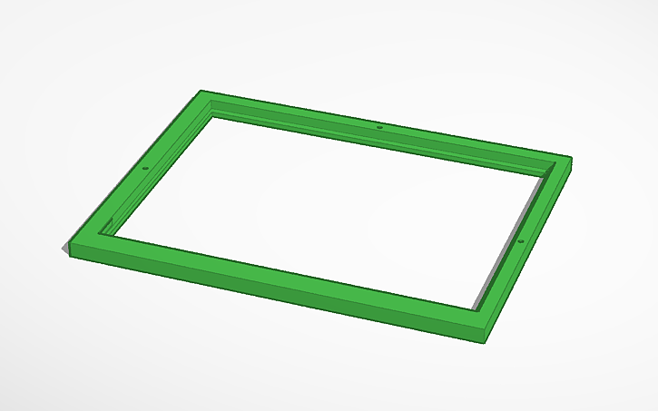3D design picture frameface - Tinkercad