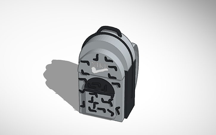 3D design Copy of Copy of backpack - Tinkercad