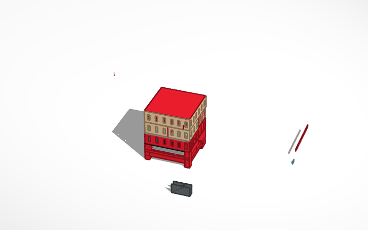 3D design Building - Tinkercad