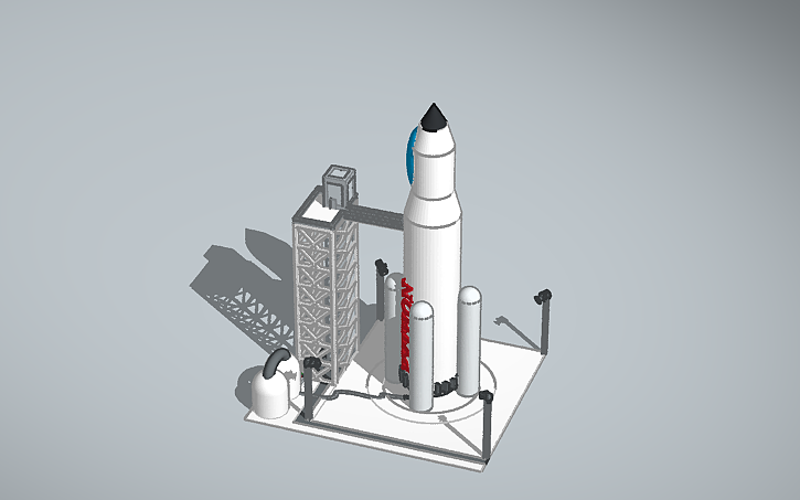 3D design Python Startposition - Tinkercad